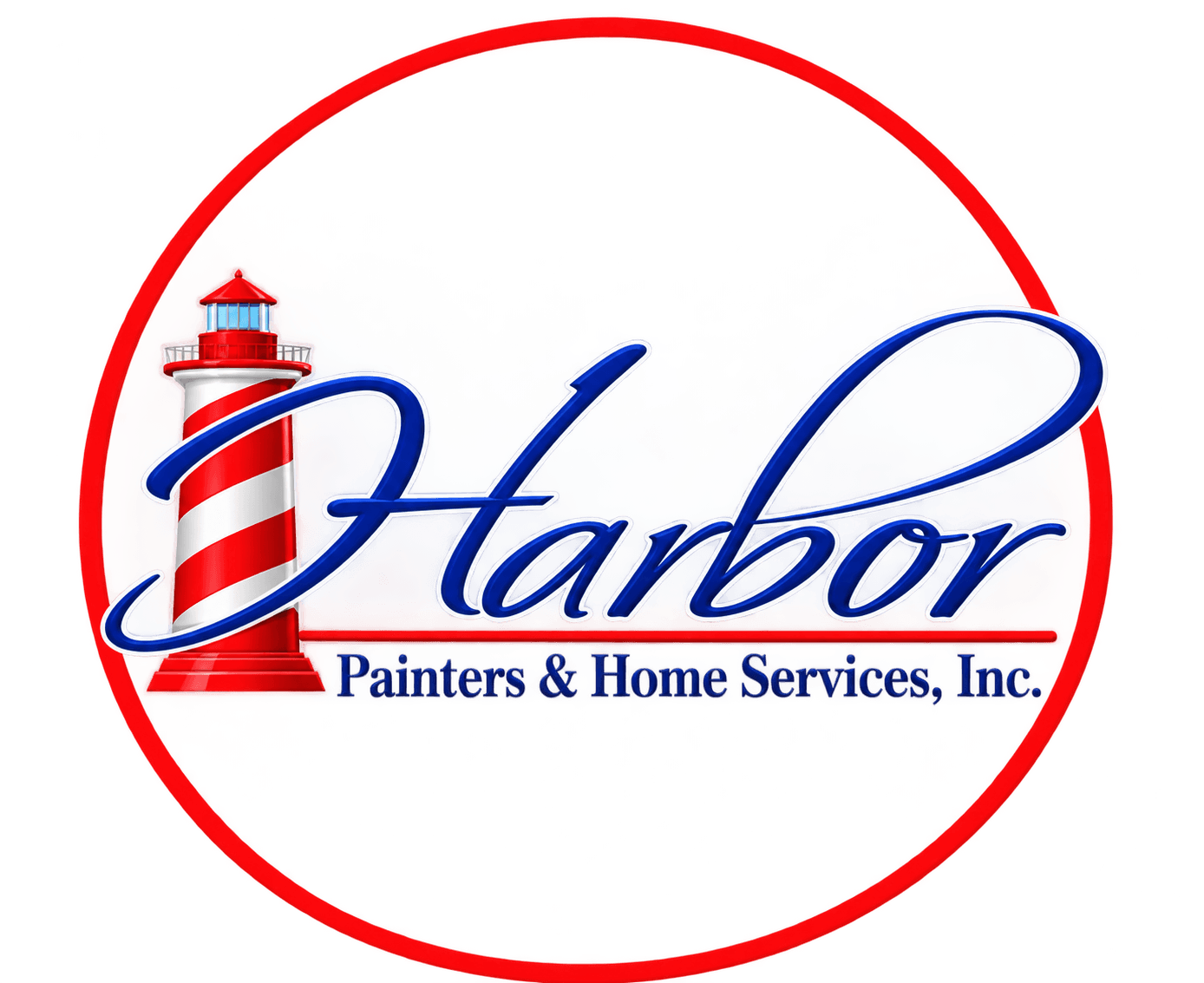 Harbor Painters lighthouse logo